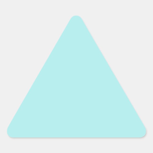 Adesivo Triangular Turquesa leve (Frente)
