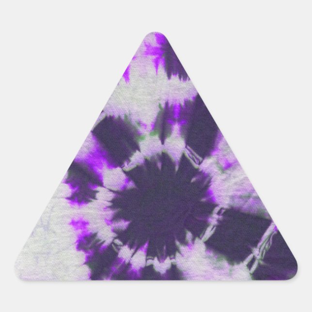 Adesivo Triangular Tye Dye Composition #1 por Michael Moffa (Frente)