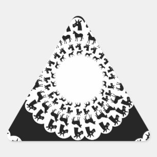 Adesivo Triangular Unicórnio do Doily
