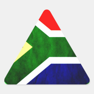 Adesivo Triangular Unidos por Beauty: Design da Bandeira da África do