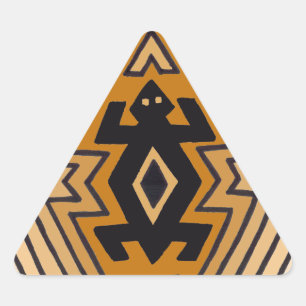Adesivo Triangular Urso Mimbres Nativo Americano