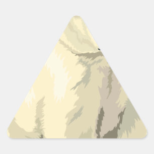 Adesivo Triangular Urso Polar Fofo