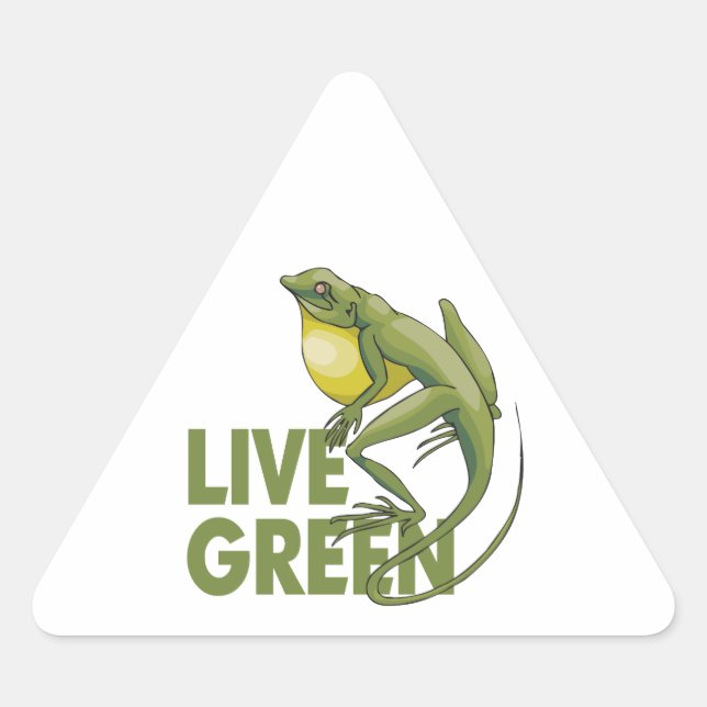 Adesivo Triangular Verde vivo (Frente)