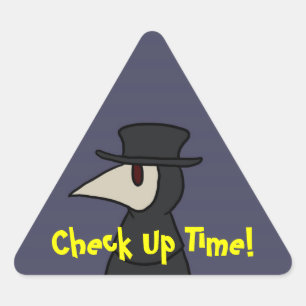 Adesivo Triangular Verifique acima do tempo!