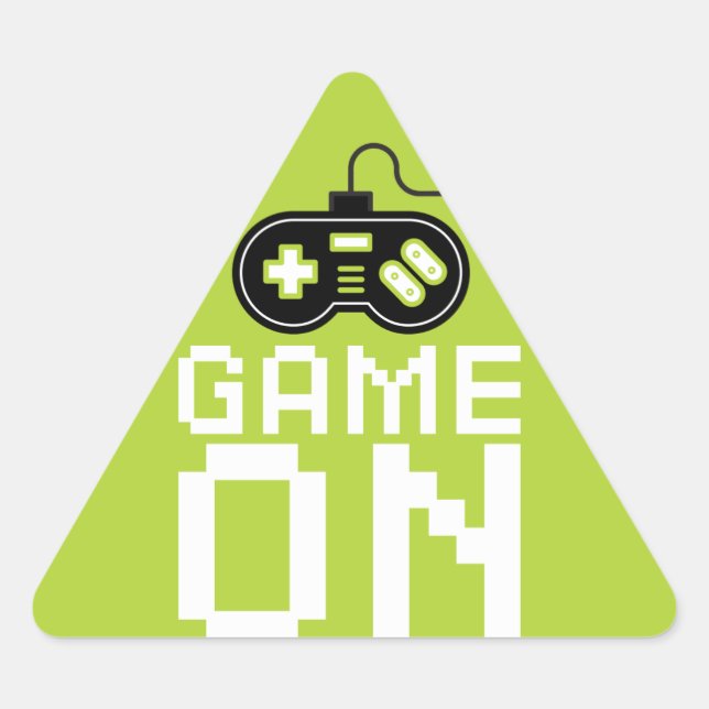 Adesivo Triangular Vídeo Jogo Caminhão (Frente)