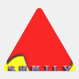 Adesivo Triangular Vinheta de triângulo SHMILY