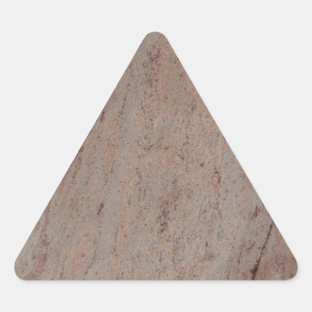 Adesivo Triangular Vinheta do Triângulo Marble Castanho Rusty (Frente)