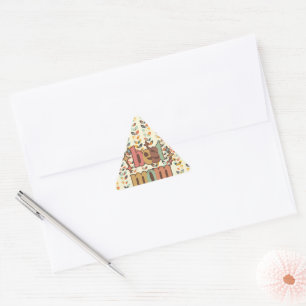 Adesivo Triangular Vintage Retro Melhor Mãe