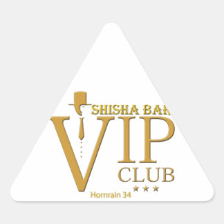 Adesivo Triangular VIP Shisha artigo de fã