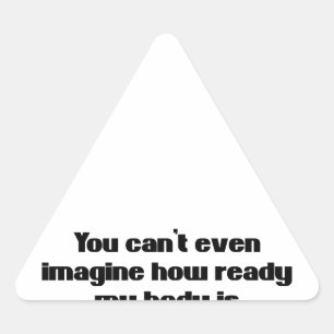 Adesivo Triangular Você nem imagina