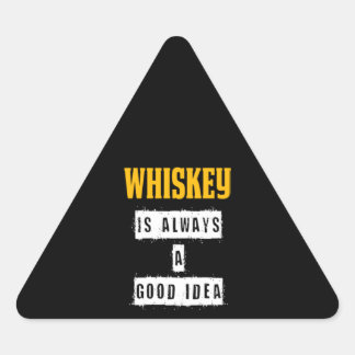 Adesivo Triangular Whiskey é sempre uma boa ideia