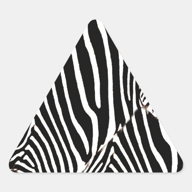 Adesivo Triangular Zebras love_ (Frente)