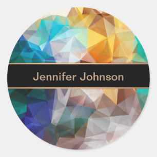 Adesivo Triângulo de formas geométricas personalizadas pol