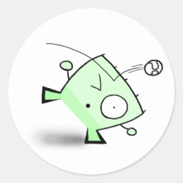 Adesivo Triângulo Meu Jovem Atingiu na Cabeça