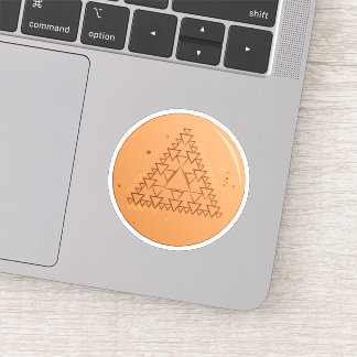 Adesivo Triângulo Múltiplo do Sticker Game