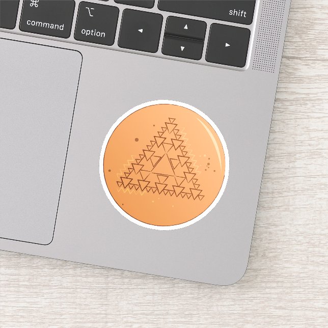 Adesivo Triângulo Múltiplo do Sticker Game (Detalhe)