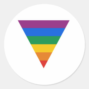 Adesivo Triângulo Orgulho gay