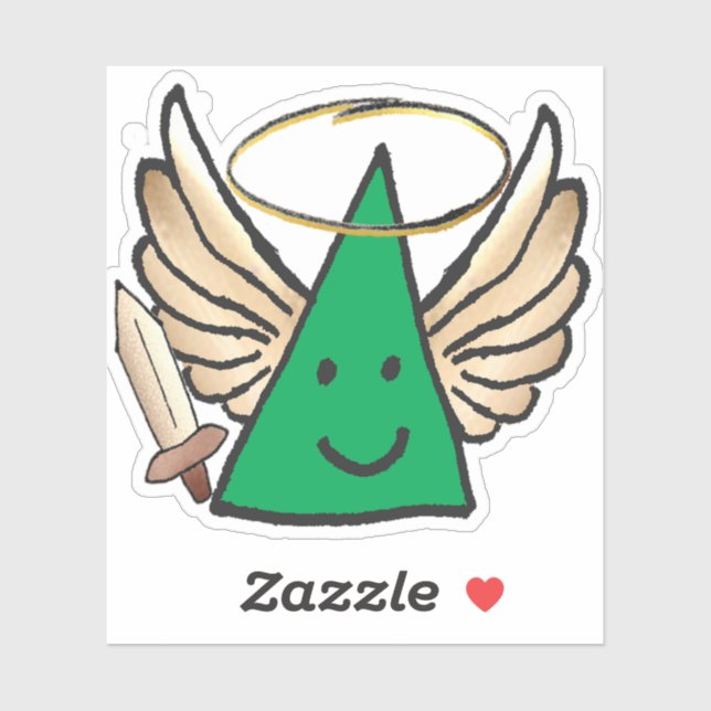 Adesivo Triângulo para esperança! (Folha)