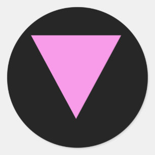 Adesivo Triângulo Rosa