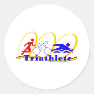 Adesivo Triathlete - funcione a natação da bicicleta
