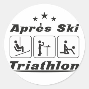 Adesivo Triathlon do esqui de Apres