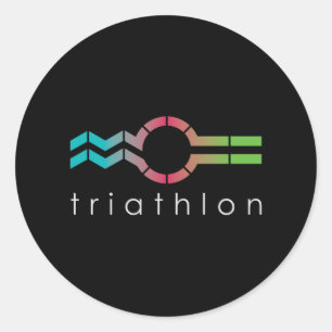 Adesivo Triathlon_Natação Bike Run