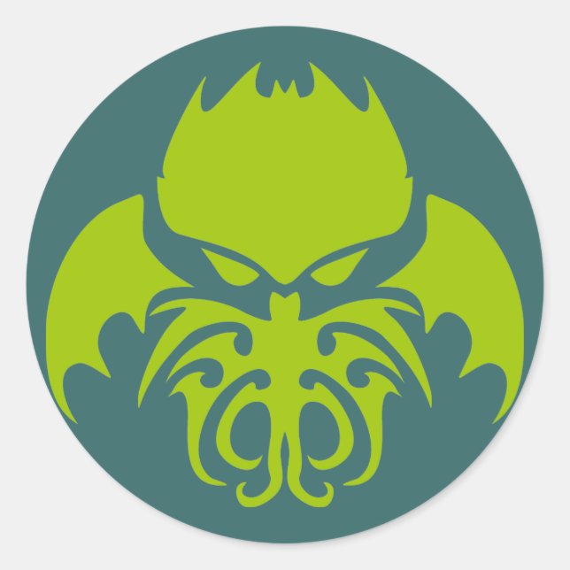 Adesivo Tribal Cthulhu (Frente)