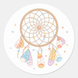 Adesivo Tribal Dreamcatcher Boho Baby
