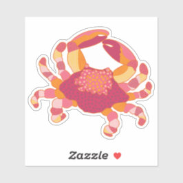 Adesivo Tribal Marking Crab Sticker