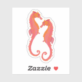 Adesivo Tribal Marking Seahorses Sticker