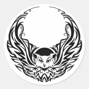 Adesivo Tribal Owl