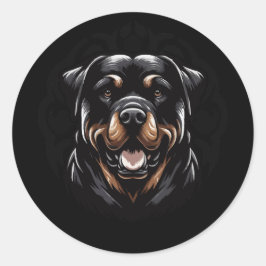 Adesivo Tribal Rottweiler Sticker – Fierce & Loyal