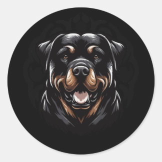 Adesivo Tribal Rottweiler Sticker – Fierce & Loyal