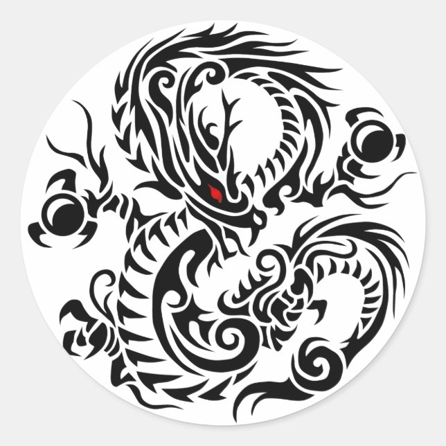 Adesivo tribal ryuu 4 (Frente)