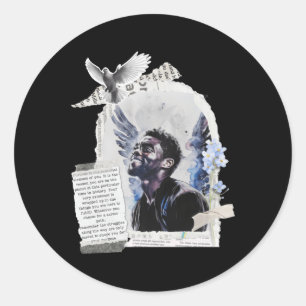 Adesivo Tributo A Chadwick Boseman - Objetivo 2