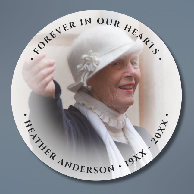 Adesivo Tributo Memorial de Foto (Photo Memorial Sticker)