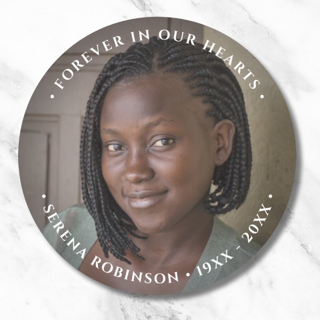Adesivo Tributo Memorial de Foto (Photo Memorial Stickers)