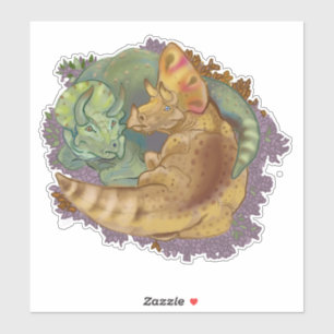 Adesivo Tricerátops