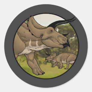 Adesivo Triceratops #2