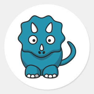 Adesivo Triceratops Bebê