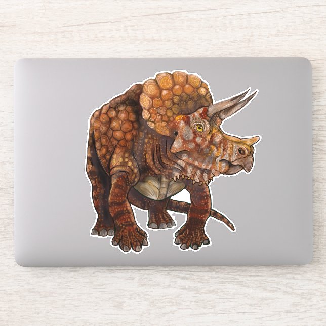 Adesivo Triceratops Forest Art (Computador)