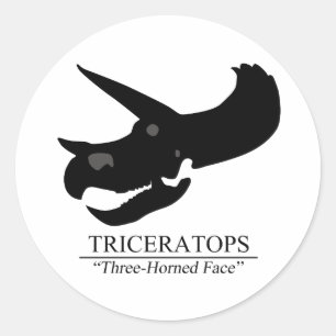 Adesivo Triceratops Skull