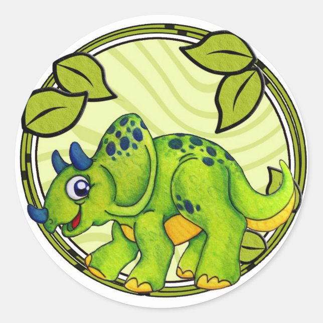 Adesivo Triceratops Sticker (Frente)
