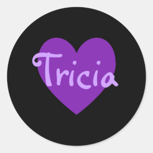 Adesivo Tricia no roxo