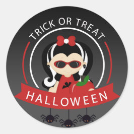 Adesivo Trick or Treat Halloween Vampress