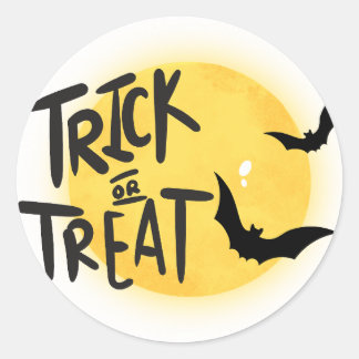 Adesivo Trick ou trata halloween