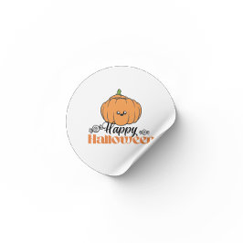 Adesivo Trick ou Treine convites para festas bonitinhas de