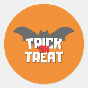 Adesivo Trick ou Treine o Halloween