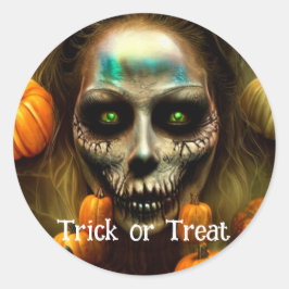 Adesivo Trick ou Treine o Halloween