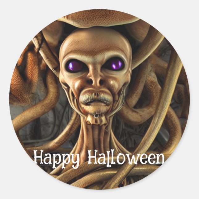 Adesivo Trick ou Treine o Halloween (Frente)